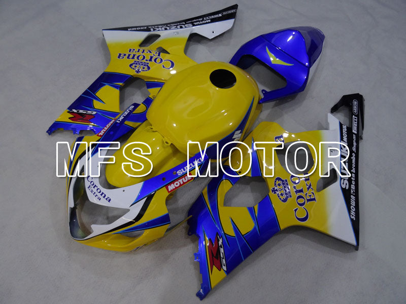 Suzuki GSXR600 GSXR750 2004-2005 Injection ABS Fairing - Corona - Blue Yellow - MFS2318 - Fairings Kit