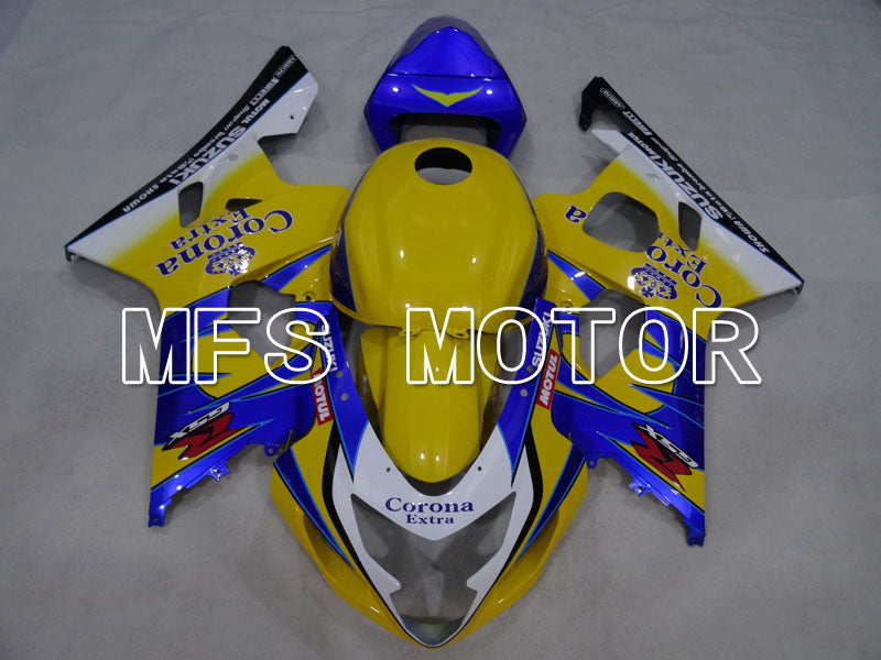 Suzuki GSXR600 GSXR750 2004-2005 Injection ABS Fairing - Corona - Blue Yellow - MFS2318 - Fairings Kit