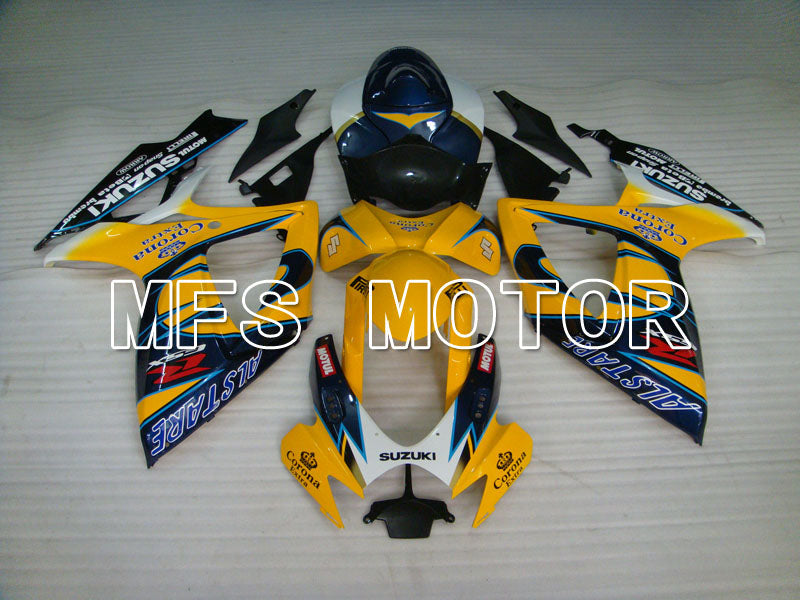 Suzuki GSXR600 GSXR750 2006-2007 Injection ABS Fairing - Corona - Blue Yellow - MFS2324 - Fairings Kit