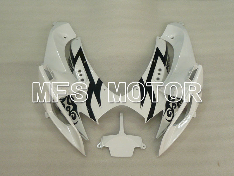 Suzuki GSXR600 GSXR750 2006-2007 Injection ABS Fairing - Corona - Black White - MFS2327 - Fairings Kit
