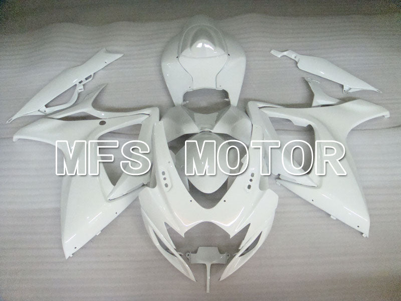 Suzuki GSXR600 GSXR750 2006-2007 Injection ABS Fairing - Factory - White - MFS2333 - Fairings Kit
