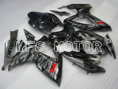 Suzuki GSXR600 GSXR750 2006-2007 Injection ABS Fairing - Factory Style - Black Gray - MFS2339 - Fairings Kit