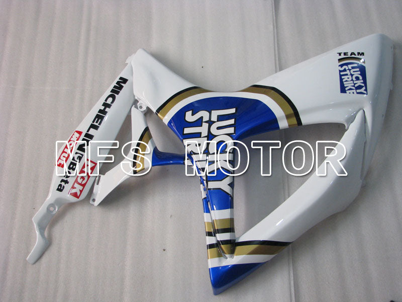Suzuki GSXR600 GSXR750 2006-2007 Injection ABS Fairing - Lucky Strike - Black White - MFS2351 - Fairings Kit
