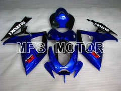 Suzuki GSXR600 GSXR750 2006-2007 Injection ABS Fairing - Factory Style - Blue Black - MFS2354 - Fairings Kit