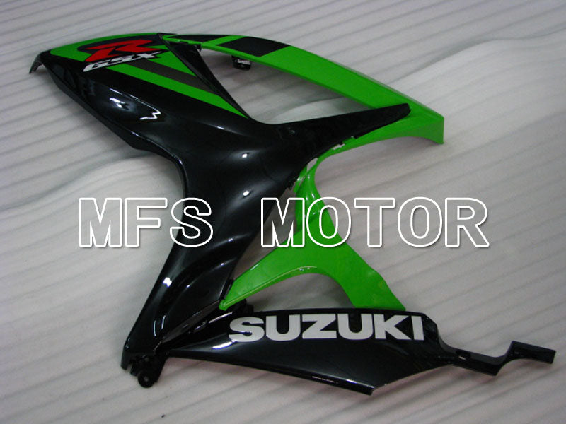 Suzuki GSXR600 GSXR750 2006-2007 Injection ABS Fairing - Factory Style - Black Green - MFS2364 - Fairings Kit