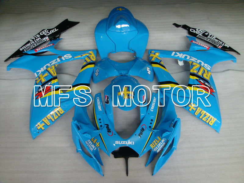 Suzuki GSXR600 GSXR750 2006-2007 Injection ABS Fairing - Rizla+ - Blue - MFS2368 - Fairings Kit