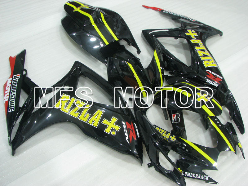 Suzuki GSXR600 GSXR750 2006-2007 Injection ABS Fairing - Rizla+ - Black - MFS2372 - Fairings Kit