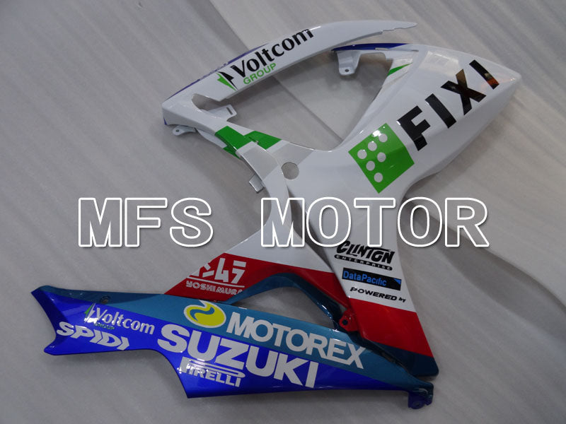Suzuki GSXR600 GSXR750 2006-2007 Injection ABS Fairing - FIXI - Blue White - MFS2375 - Fairings Kit
