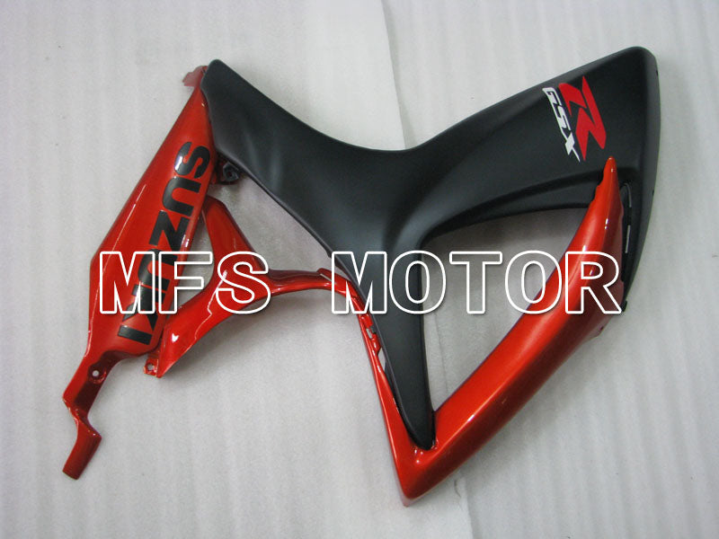 Suzuki GSXR600 GSXR750 2006-2007 Injection ABS Fairing - Factory Style - Black Red wine color - MFS2383 - Fairings Kit