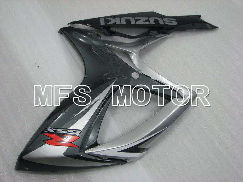 Suzuki GSXR600 GSXR750 2006-2007 Injection ABS Fairing - Factory Style - Black Silver - MFS2386 - Fairings Kit
