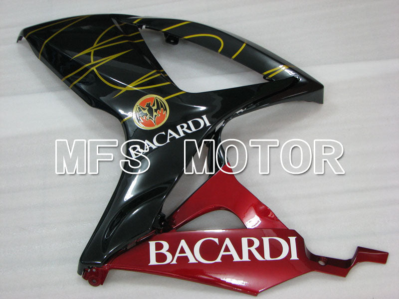 Suzuki GSXR600 GSXR750 2006-2007 Injection ABS Fairing - BACARDI - Black Red wine color - MFS2402 - Fairings Kit