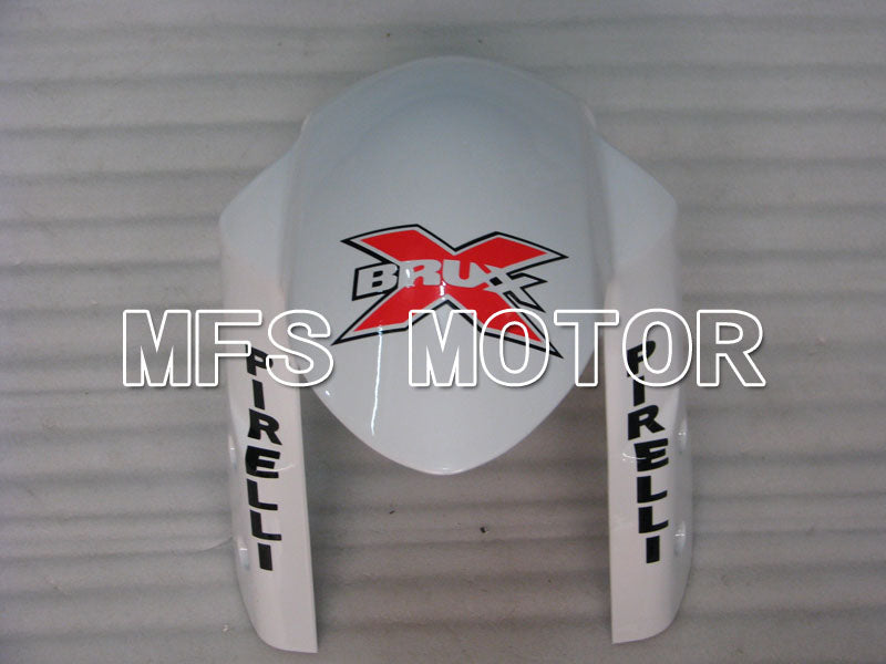 Suzuki GSXR600 GSXR750 2006-2007 Injection ABS Fairing - BRUX - Black White - MFS2412 - Fairings Kit