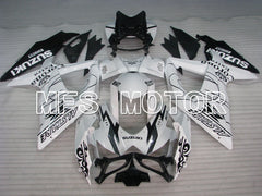 Suzuki GSXR600 GSXR750 2008-2010 Injection ABS Fairing - Corona - Black White - MFS2421 - Fairings Kit