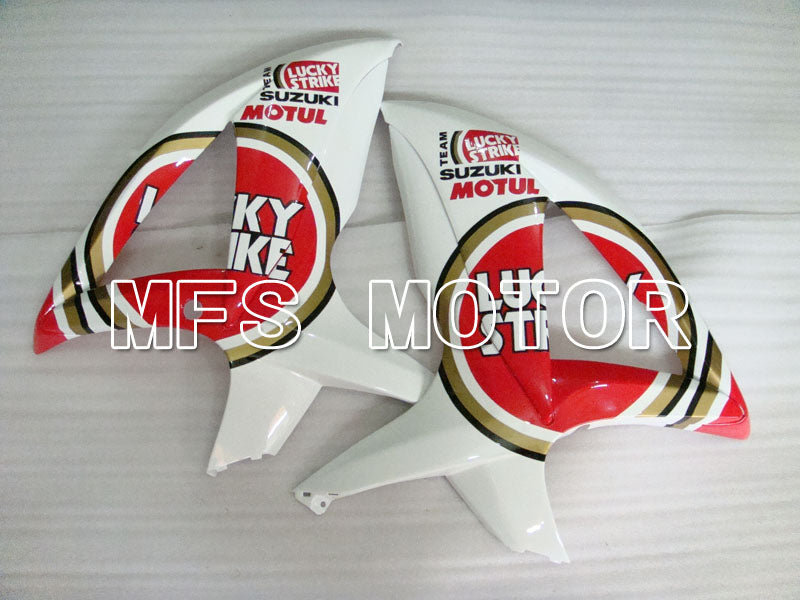 Suzuki GSXR600 GSXR750 2008-2010 Injection ABS Fairing - Lucky Strike - Red White - MFS2424 - Fairings Kit