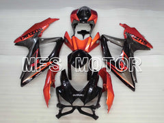 Suzuki GSXR600 GSXR750 2008-2010 Injection ABS Fairing - Factory Style - Black Orange - MFS2426 - Fairings Kit