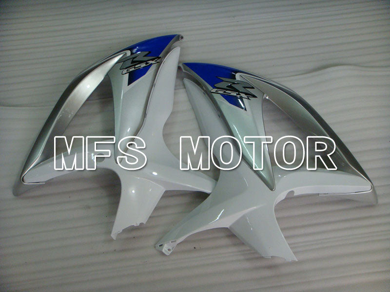 Suzuki GSXR600 GSXR750 2008-2010 Injection ABS Fairing - Factory Style - White Silver - MFS2428 - Fairings Kit