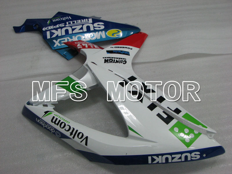 Suzuki GSXR600 GSXR750 2008-2010 Injection ABS Fairing - FIXI - Blue White - MFS2434 - Fairings Kit