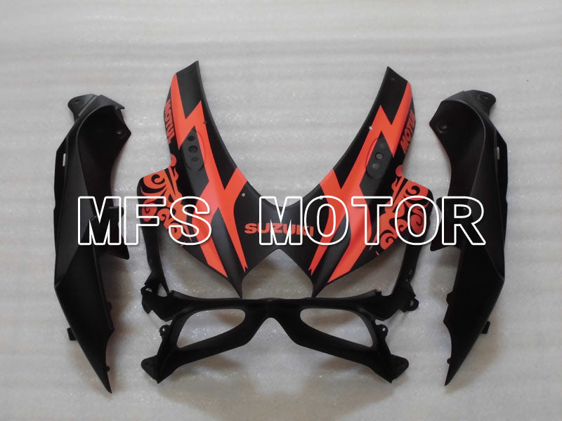 Suzuki GSXR600 GSXR750 2008-2010 Injection ABS Fairing - Corona - Black Orange - MFS2451 - Fairings Kit