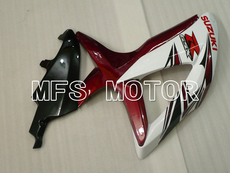 Suzuki GSXR600 GSXR750 2008-2010 Injection ABS Fairing - Factory -White Red wine color - MFS2454 - Fairings Kit
