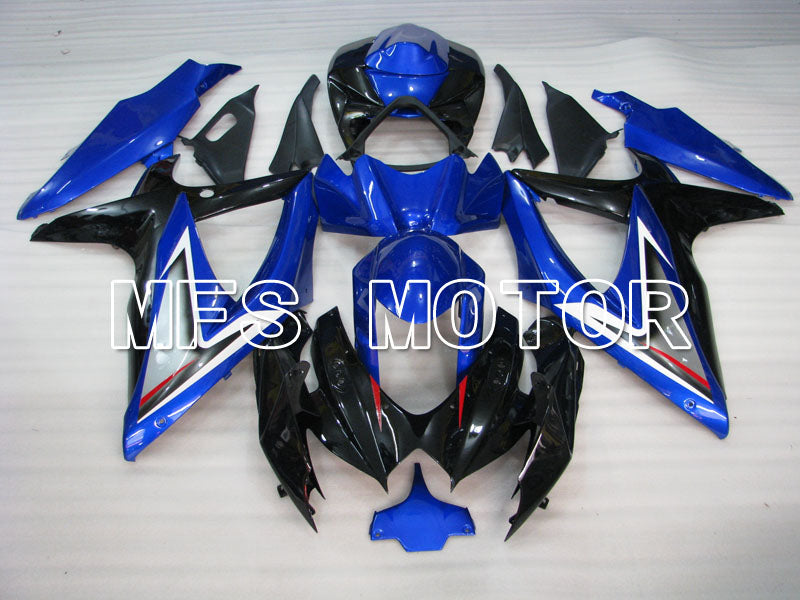 Suzuki GSXR600 GSXR750 2008-2010 Injection ABS Fairing - Factory Style - Black Blue - MFS2458 - Fairings Kit