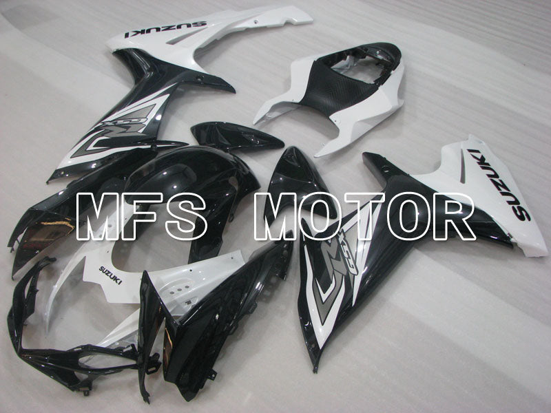 Suzuki GSXR600 GSXR750 2011-2024 Injection ABS Fairing - Factory Style - Black White - MFS2493 - Fairings Kit