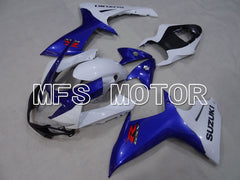 Suzuki GSXR600 GSXR750 2011-2024 Injection ABS Fairing - Factory Style - Blue White - MFS2509 - Fairings Kit