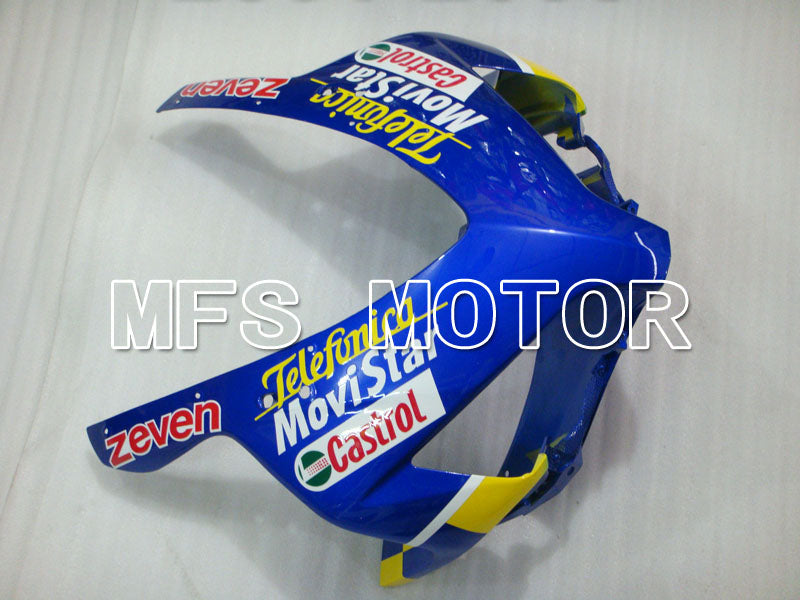 Honda CBR1000RR 2004-2005 Injection ABS Fairing - Movistar - Yellow Green Blue - MFS2520 - Fairings Kit