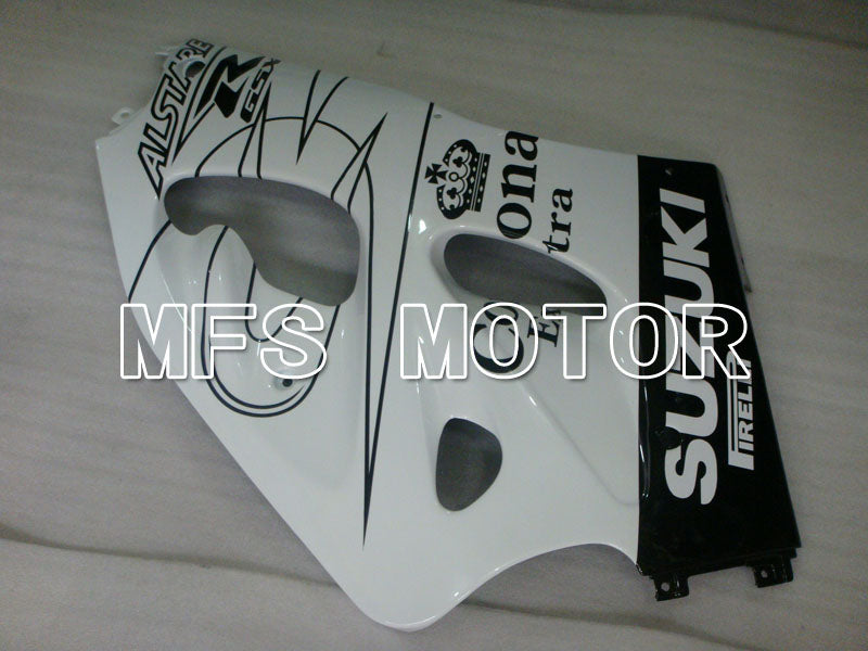 Suzuki GSXR600 1997-2000 ABS Fairing - Corona - Black White - MFS2527 - Fairings Kit