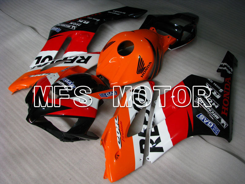 Honda CBR1000RR 2004-2005 Injection ABS Fairing - Repsol - Red Orange Black - MFS2534 - Fairings Kit