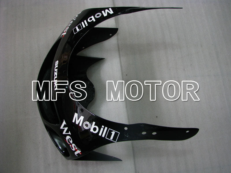 Suzuki GSXR750 1996-1999 ABS Fairing - West - Black White - MFS6873 - Fairings Kit