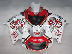 Suzuki GSXR600 1997-2000 ABS Fairing - Lucky Strike - Red White - MFS2562 - Fairings Kit