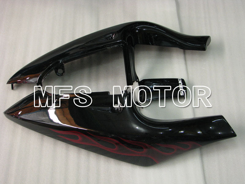 Suzuki GSXR600 1997-2000 ABS Fairing - Flame - Black Red - MFS2563 - Fairings Kit