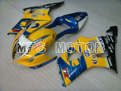 Suzuki GSXR1000 2003-2004 Injection ABS Fairing - Conora - Blue Yellow - MFS2573 - Fairings Kit