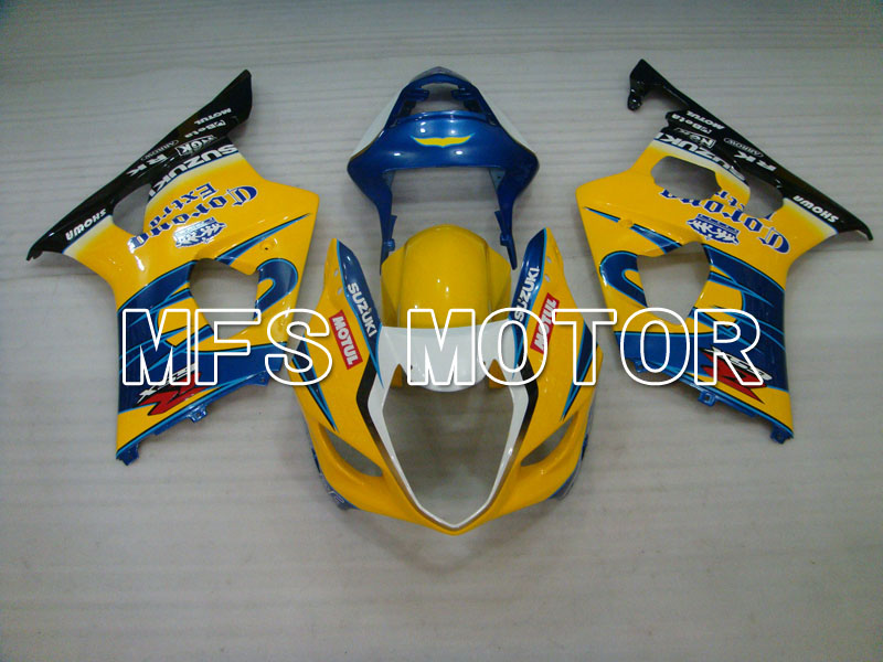 Suzuki GSXR1000 2003-2004 Injection ABS Fairing - Conora - Blue Yellow - MFS2573 - Fairings Kit