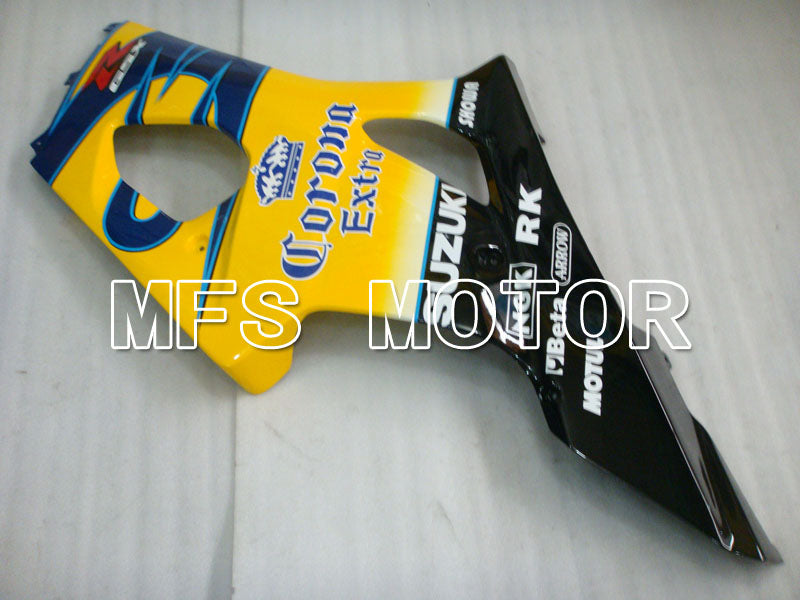 Suzuki GSXR1000 2003-2004 Injection ABS Fairing - Conora - Blue Yellow - MFS2573 - Fairings Kit