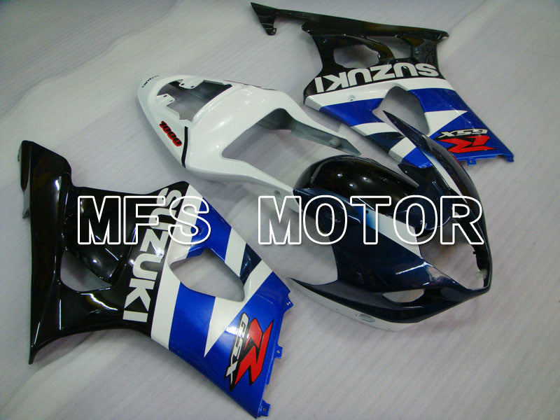 Suzuki GSXR1000 2003-2004 Injection ABS Fairing - Factory Style - Black Blue White - MFS2589 - Fairings Kit