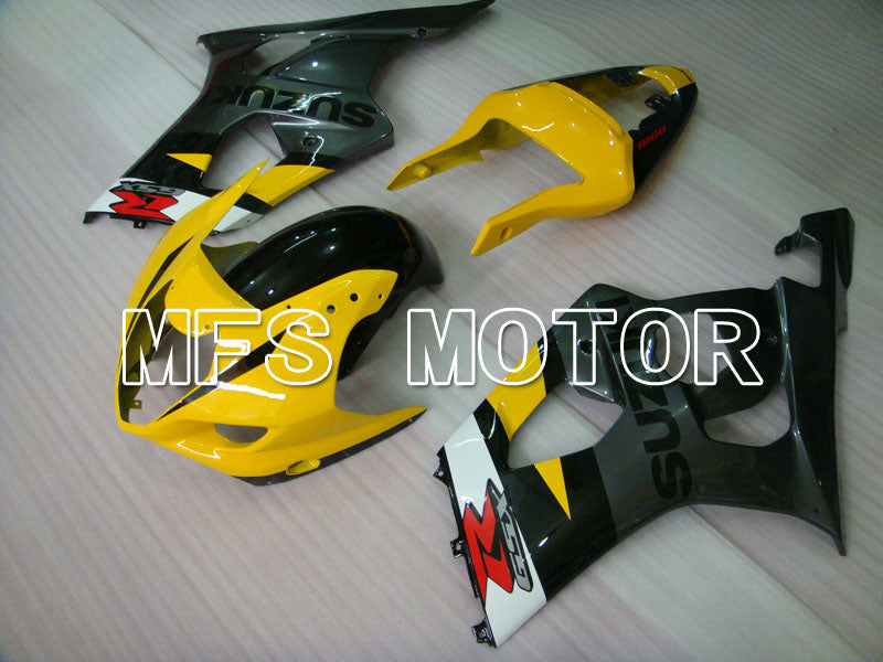 Suzuki GSXR1000 2003-2004 Injection ABS Fairing - Factory Style - Black Yellow - MFS2598 - Fairings Kit