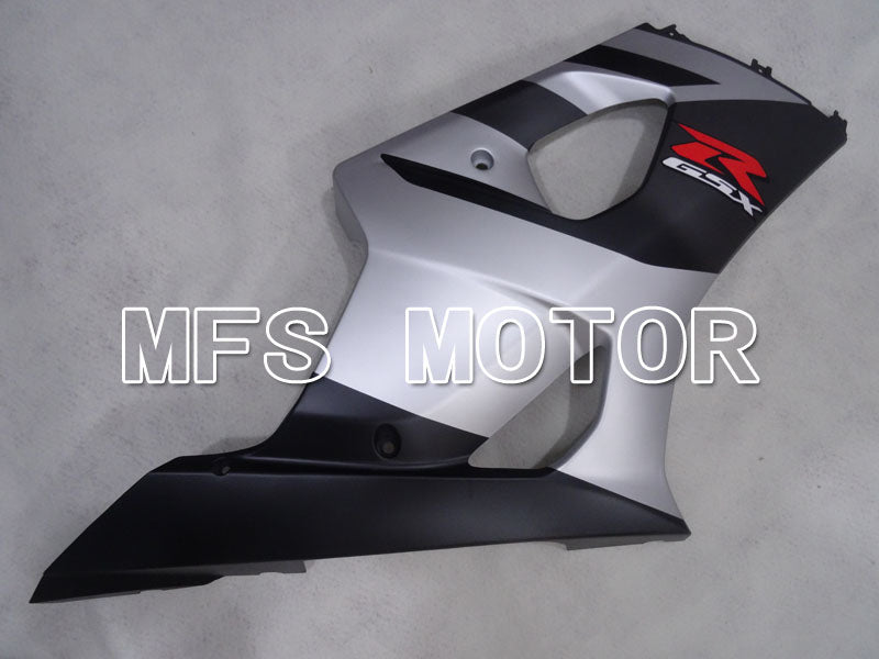 Suzuki GSXR1000 2003-2004 Injection ABS Fairing - Factory Style - Black Silver Matte - MFS2604 - Fairings Kit