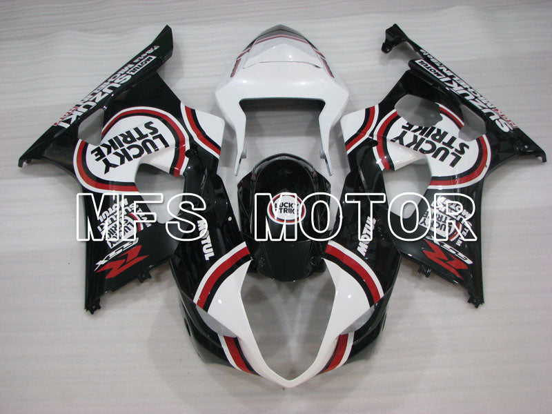 Suzuki GSXR1000 2003-2004 Injection ABS Fairing - Lucky Strike - Black White - MFS2609 - Fairings Kit