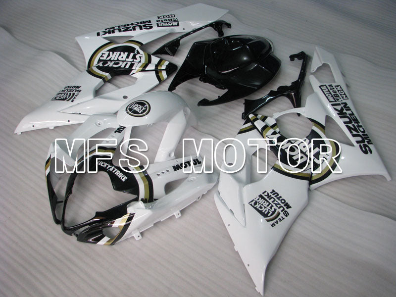 Suzuki GSXR1000 2005-2006 Injection ABS Fairing - Lucky Strike - Black White - MFS2631 - Fairings Kit