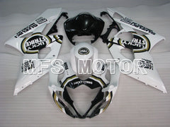 Suzuki GSXR1000 2005-2006 Injection ABS Fairing - Lucky Strike - Black White - MFS2631 - Fairings Kit