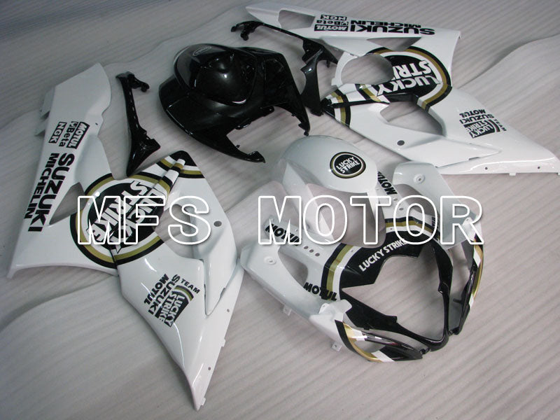Suzuki GSXR1000 2005-2006 Injection ABS Fairing - Lucky Strike - Black White - MFS2631 - Fairings Kit