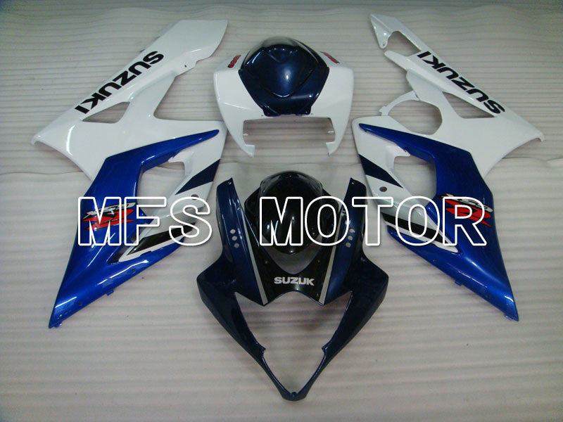 Suzuki GSXR1000 2005-2006 Injection ABS Fairing - Factory Style - Blue White - MFS2634 - Fairings Kit
