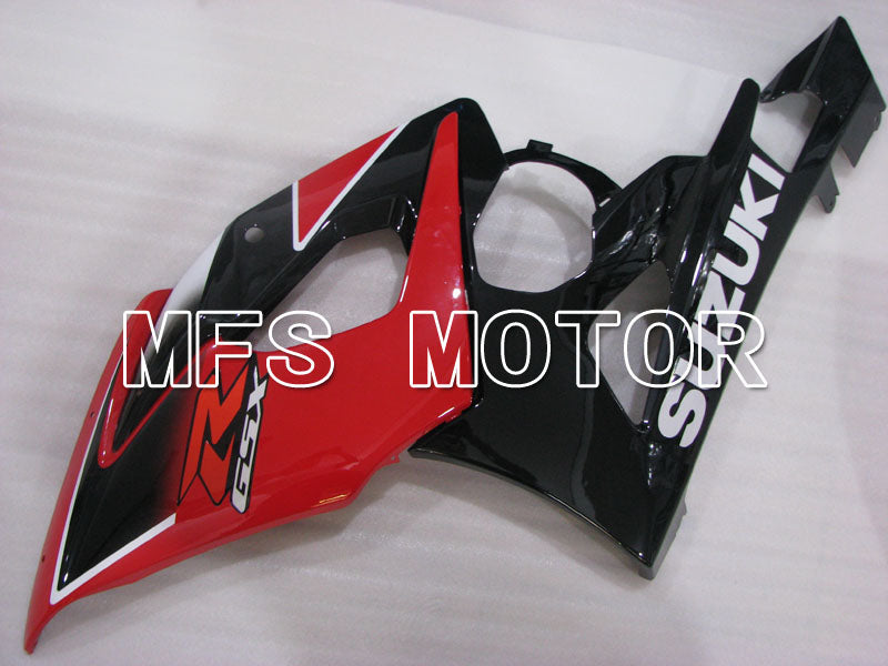 Suzuki GSXR1000 2005-2006 Injection ABS Fairing - Factory Style - Black Red - MFS2635 - Fairings Kit