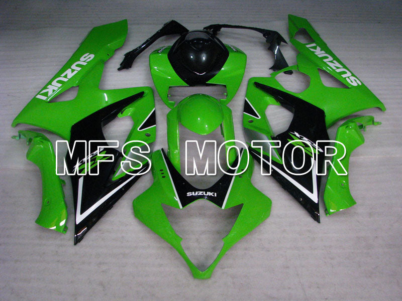 Suzuki GSXR1000 2005-2006 Injection ABS Fairing - Factory Style - Black Green - MFS2636 - Fairings Kit