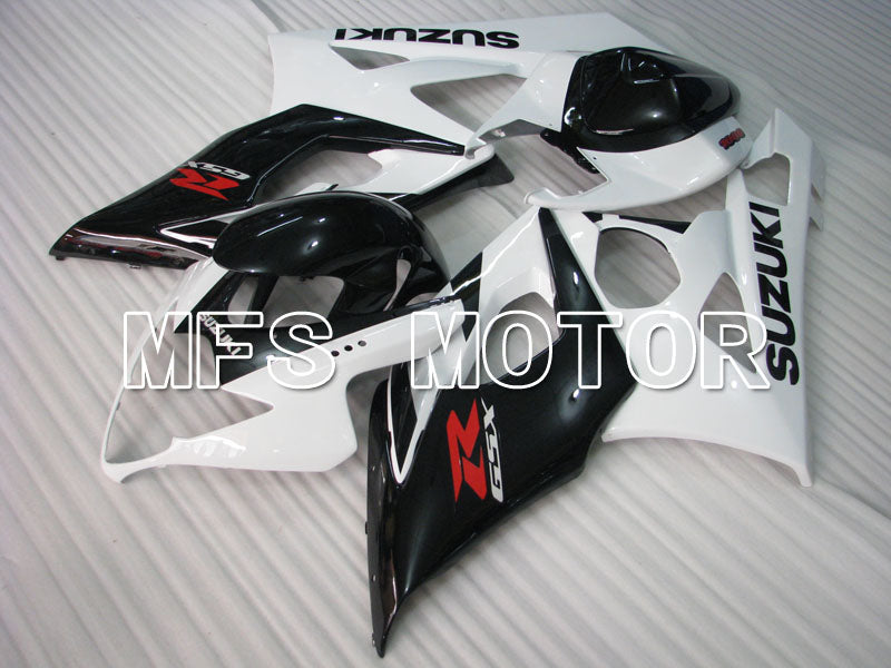 Suzuki GSXR1000 2005-2006 Injection ABS Fairing - Factory Style - Black White - MFS2644 - Fairings Kit
