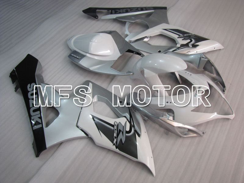 Suzuki GSXR1000 2005-2006 Injection ABS Fairing - Factory Style - White Silver - MFS2655 - Fairings Kit