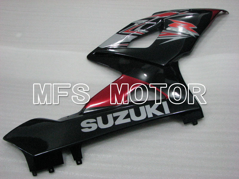 Suzuki GSXR1000 2005-2006 Injection ABS Fairing - Factory Style - Black Red - MFS2660 - Fairings Kit