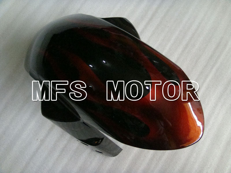 Suzuki GSXR1000 2007-2008 Injection ABS Fairing - Flame - Black Red - MFS2669 - Fairings Kit