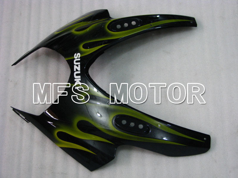 Suzuki GSXR1000 2007-2008 Injection ABS Fairing - Flame - Black Yellow - MFS2690 - Fairings Kit